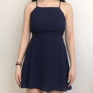 Blue Flowy Forever 21 Dress